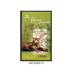 Stamps from INDONESIA - 2002 FLORA & FAUNA / LEOPARD - MIN. SHEET MINT NH