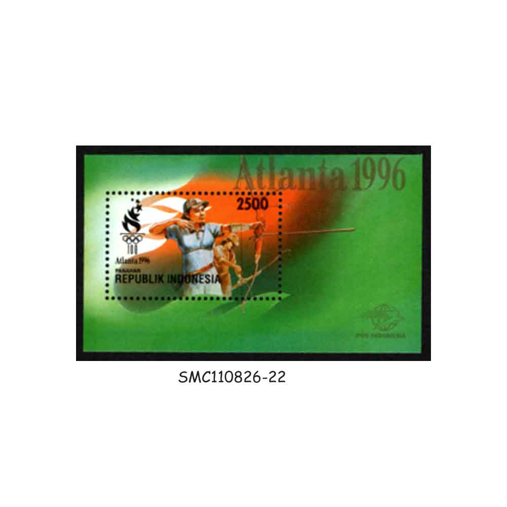 Stamps from INDONESIA - 1996 SUMMER OLYMPIC GAMES, ATLANTA - MIN. SHEET MINT NH