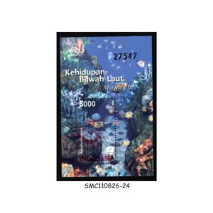 Stamps from INDONESIA - 2002 MARINE LIFE - MIN. SHEET MINT NH