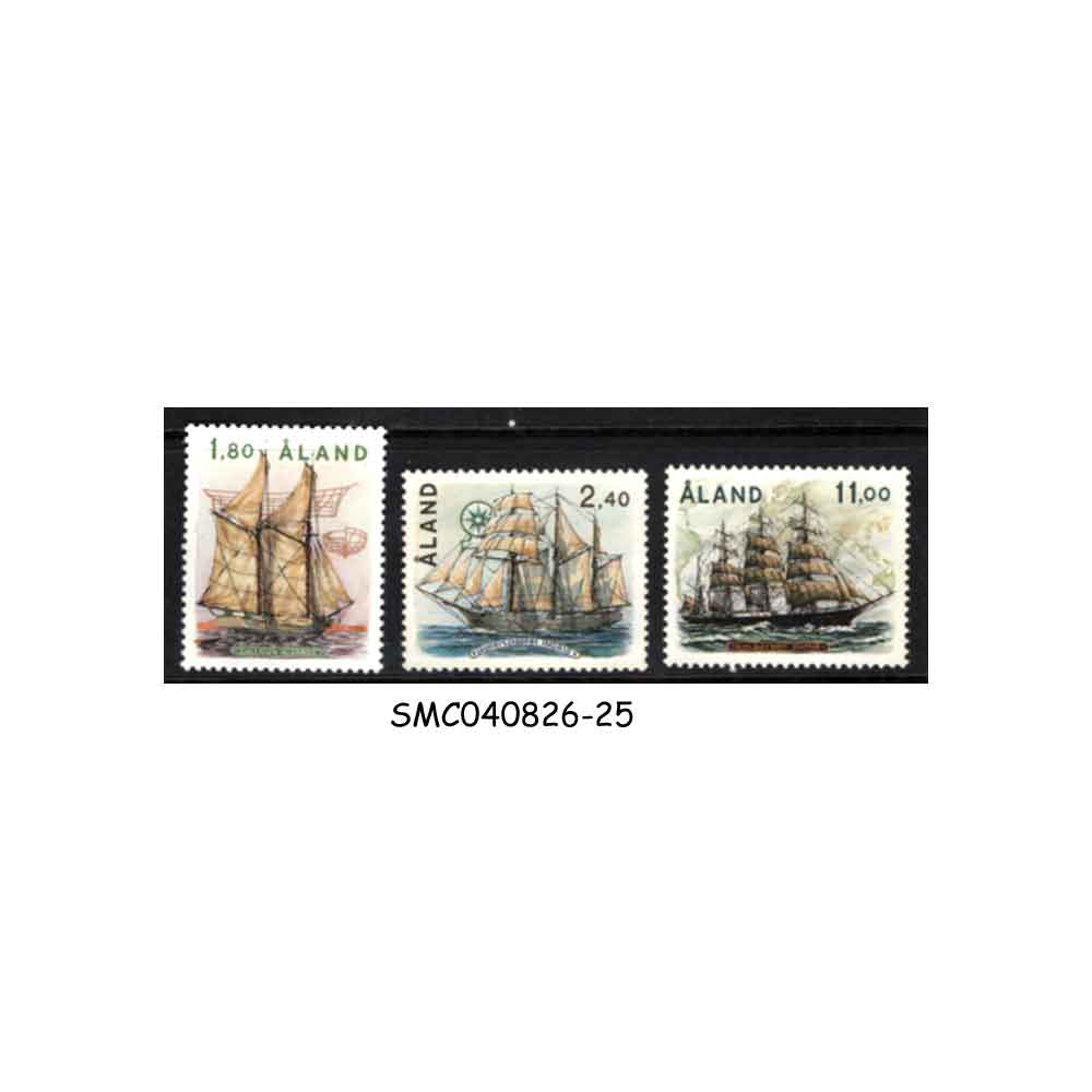 Stamps from ALAND - 1988 SAILING SHIPS - 3V - MINT NH