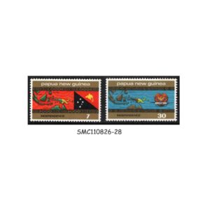 Stamps from PAPUA NEW GUINEA - 1975 INDEPENDENCE SCOTT#423-424 - 2V MINT NH