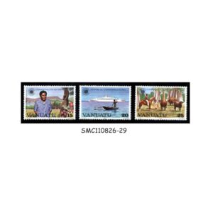 Stamps from VANUATU - 1983 COMMONWEALTH DAY - 3V MINT NH