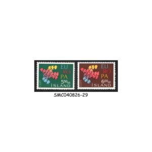 Stamps from ICELAND - 1961 EUROPA - 2V - MINT NH