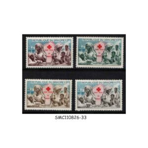 Stamps from DAHOMEY - 1962 RED CROSS - 4V MINT NH