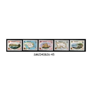 Stamps from JERSEY - 1978 LINKS WITH CANADA CAPEX 78  - 5V MINT NH
