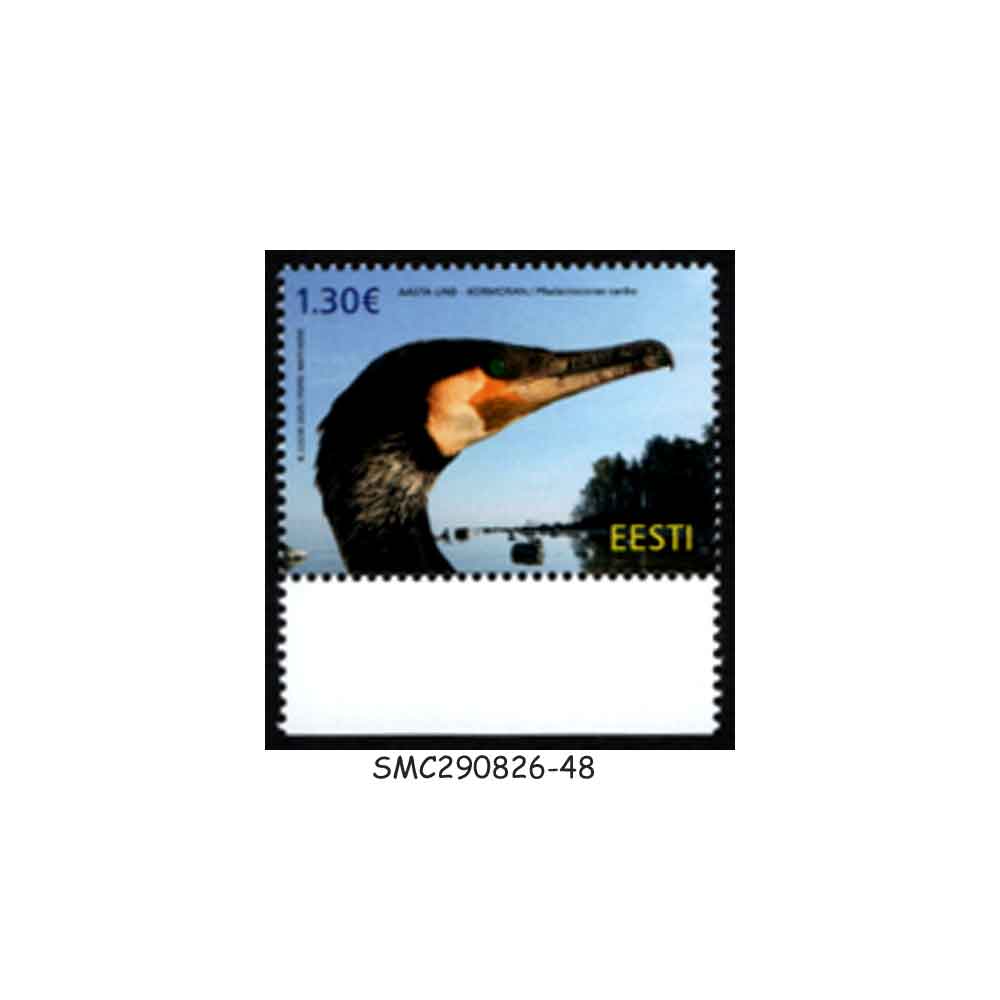 Stamps from ESTONIA - 2025 ESTONIAN FAUNA / CORMORANT / BIRDS - 1V - MINT NH