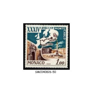 Stamps from MONACO - 1964 MONTE CARLO RALLY SC#600 - 1V MINT NH