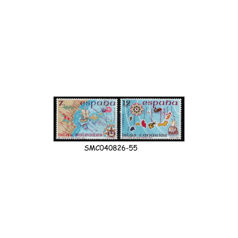 Stamps from SPAIN - 1981 ISLANDS SCOTT#2243-2244 - 2V - MINT NH