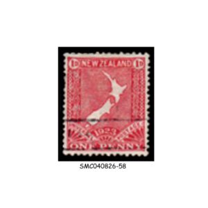 Stamps from NEW ZEALAND - 1923 1d PICTORIAL DEFINITIVE SCOTT#175 - 1V - USED
