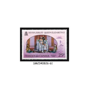 Stamps from TRISTAN DA CUNHA - 1977 QEII SILVER JUBILEE - 1V MINT NH