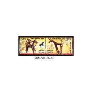 Stamps from INDIA - 2006 ANCIENT ART - SE-TENANT 2V MINT NH