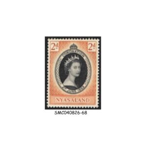 Stamps from NYASALAND - 1953 QEII CORONATION SG#172 - 1V MINT NH