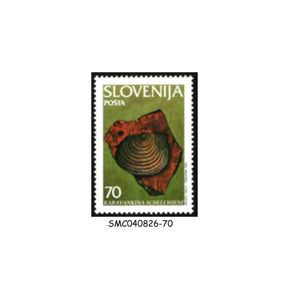 Stamps from SLOVENIA - 1995 FOSSILS - 1V - MINT NH