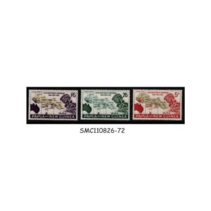 Stamps from PAPUA NEW GUINEA - 1962 5th SOUTH PACIFIC CONFERENCE - 3V - MINT NH