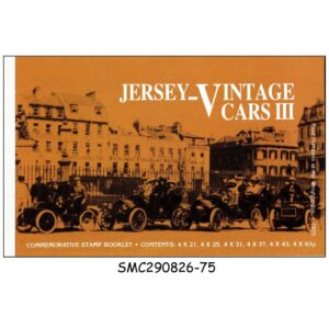Stamps from JERSEY - 1999 JERSEY VINTAGE CARS SERIES III - STAMP BOOKLET ( 4 PANES MNH )