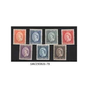 Stamps from ST. VINCENT - 1955 SELECTED QEII STAMPS - 7V - MINT HINGED