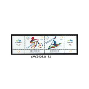 Stamps from SLOVENIA - 2016 SUMMER OLYMPIC GAMES - RIO DE JANEIRO - 2V MINT NH