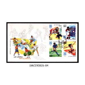 Stamps from INDIA - 2004 28th OLYMPIC GAMES ATHENS - SE-TENANT - FDC