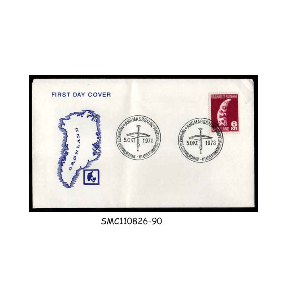 Stamps from GREENLAND - 1978 HANDICRAFTS - FDC