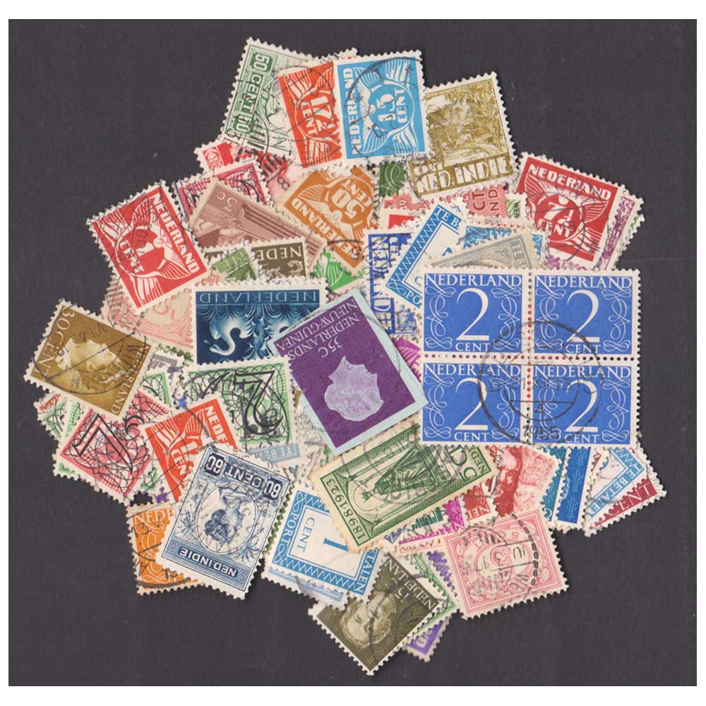 COLLECTION OF NETHERLANDS STAMPS - 100V - USED