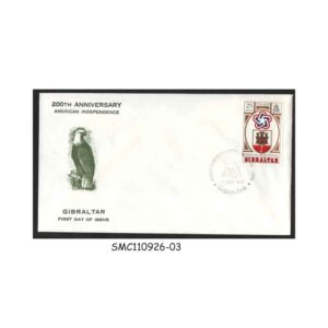 Stamps from GIBRALTAR - 1976 200th ANNIVERSARY OF AMERICAN INDEPENDENCE - FDC