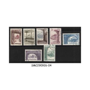 Stamps from ROMANIA - 1963 18th CENTURY HOUSES / OLD ARCHITECTURE - 7V USED