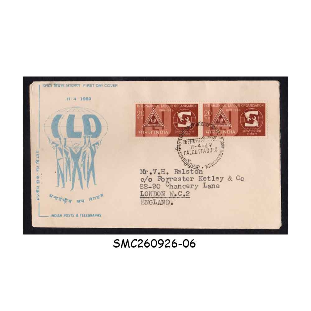 Stamps from INDIA - 1969 INTERNATIONAL LABOUR ORGANIZATION - FDC