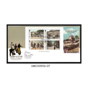 Stamps from GIBRALTAR - 2009 OLD VIEWS OF GIBRALTAR - MS - FDC