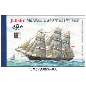 Stamps from JERSEY - 2000 MILLENNIUM MARITIME HERITAGE - STAMP BOOKLET ( 4 PANES MNH )