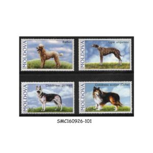 Stamps from MOLDOVA - 2006 DOGS / PET ANIMALS - 4V - MINT NH