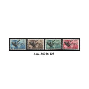 Stamps from LUXEMBOURG - 1949 75th ANNIVERSARY OF UPU - 4V - MINT HINGED