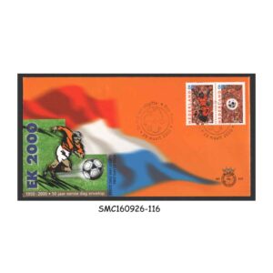Stamps from NETHERLANDS - 2000 EUROPEAN FOOTBALL CHAMPIONSHIP / SOCCER - FDC