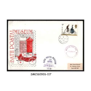 Stamps from GREAT BRITAIN - 1976 BATH POSTAL MUSEUM COVER WITH SPECIAL CANCELLATION