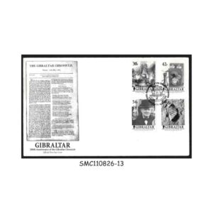 Stamps from GIBRALTAR - 2001 200th ANNIVERSARY OF THE GIBRALTAR CHRONICLE - FDC