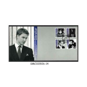 Stamps from GIBRALTAR - 2003 21st BIRTHDAY OF HRH PRINCE WILLIAM - FDC