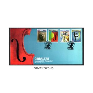 Stamps from GIBRALTAR - 2003 EUROPA / POSTER ART - FDC