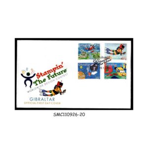 Stamps from GIBRALTAR - 2000 STAMPIN THE FUTURE - FDC