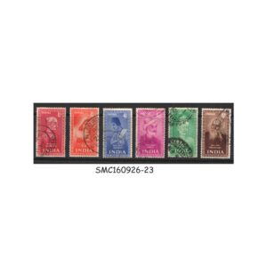 Stamps from INDIA - 1952 INDIAN SAINTS AND POETS SG#337-342 - 6V - USED