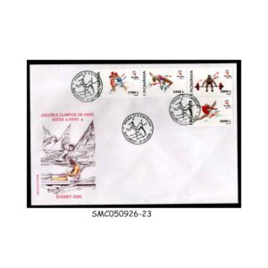 Stamps from ROMANIA - 2000 27th SUMMER OLYMPIC GAMES SYDNEY 2000 - FDC