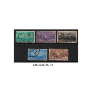 Stamps from INDIA - 1953 INDIA YEAR UNIT - 5V - USED