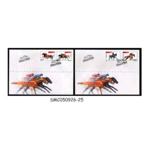Stamps from ROMANIA - 2001 EQUESTRIAN / HORSE SPORTS - SET OF 2 FDC