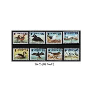 Stamps from JERSEY - 1999 DEFINITIVE SERIES : SEABIRDS & WADERS / BIRDS - 8V - MINT NH
