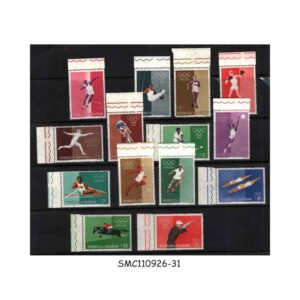 Stamps from SAN MARINO - 1960 17th OLYMPIC GAMES, ROME - 14V - MINT NH