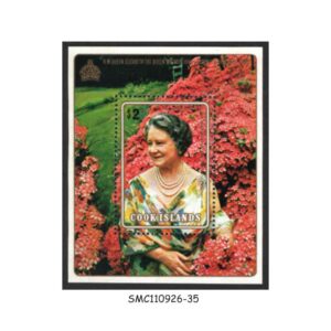 Stamps from COOK ISLANDS - 1980 QUEEN ELIZABETH THE QUEEN MOTHER BIRTHDAY - MIN. SHEET MINT NH