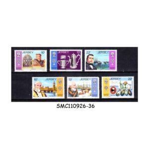 Stamps from JERSEY - 1985 HUGUENOT HERITAGE - 6V - MINT NH