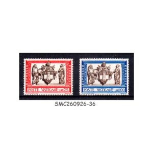 Stamps from VATICAN CITY - 1960 SPECIAL DELIVERY STAMP SCOTT#E15-E16 - 2V - MINT HINGED