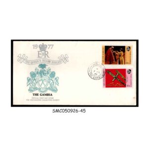 Stamps from GAMBIA - 1977 QEII SILVER JUBILEE OF CORONATION - FDC