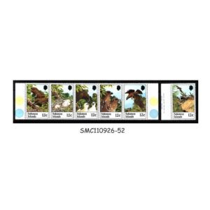 Stamps from SOLOMON ISLANDS - 1982 STANFORD EAGLE / BIRDS OF PREY - 6V - MINT NH