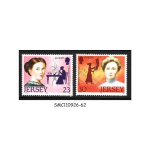 Stamps from JERSEY - 1996 EUROPA : FAMOUS WOMEN OF ACHIEVEMENT  - 2V - MINT NH
