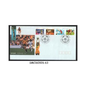 Stamps from AUSTRALIA - 1991 SPORT SERIES II / FOOTBALL / SOCCER - FDC